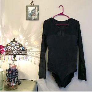 Zakti Black Mesh Bodysuit UK 18